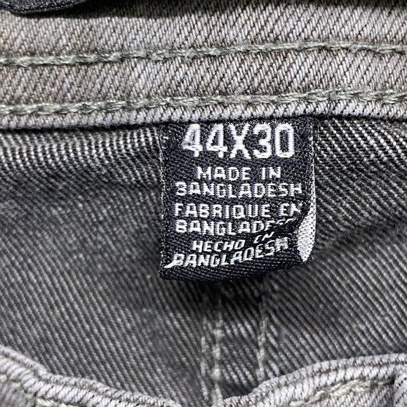 Kenneth Cole New York Today Is Your Day Athletic Fit Jeans Men 44x30 Gray Cotton - Picture 7 of 16